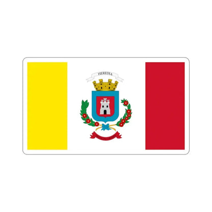 Flag of Heredia Province Costa Rica STICKER Vinyl Die-Cut Decal 2 Inch - The Sticker Space