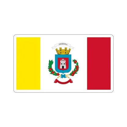 Flag of Heredia Province Costa Rica STICKER Vinyl Die-Cut Decal - The Sticker Space