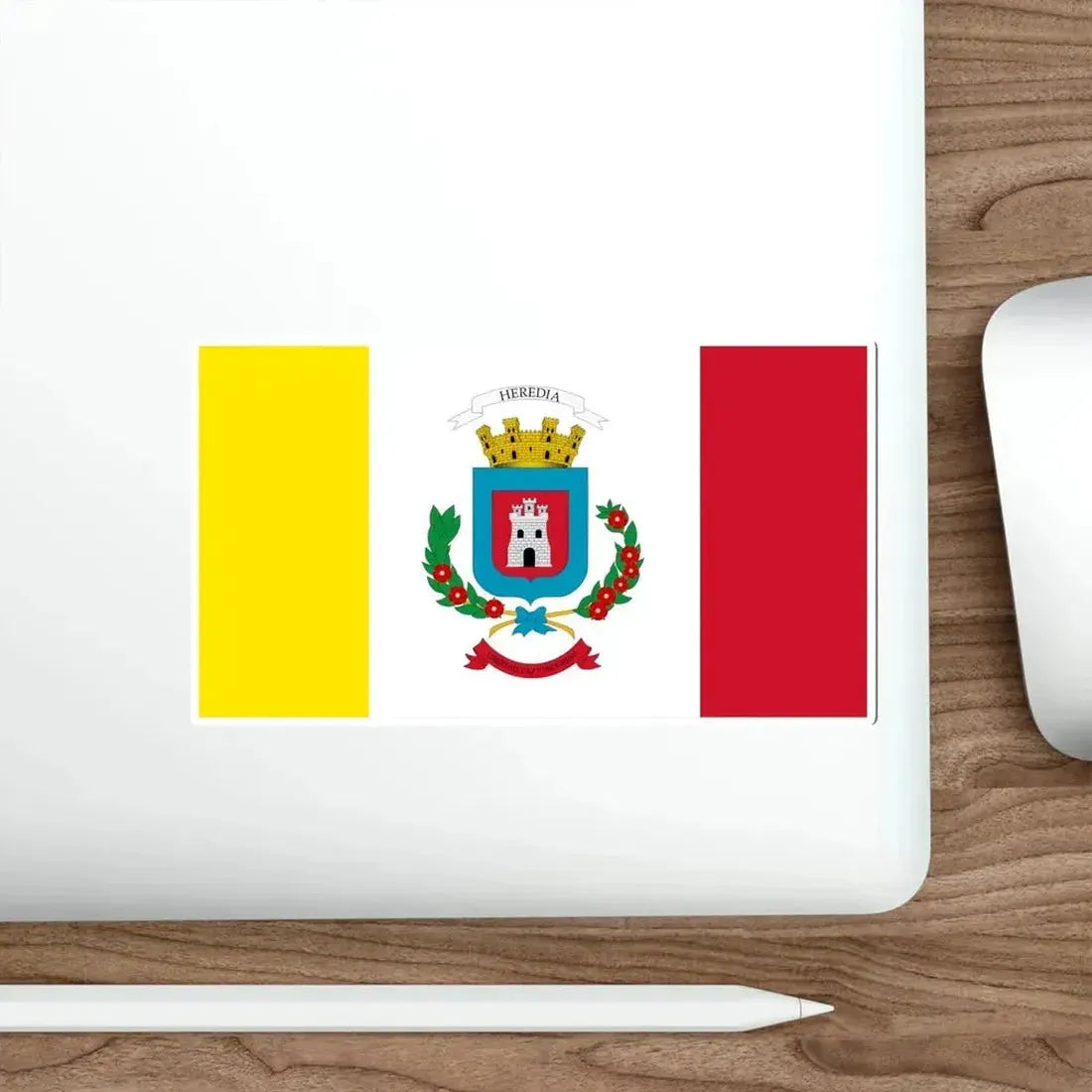 Flag of Heredia Province Costa Rica STICKER Vinyl Die-Cut Decal - The Sticker Space