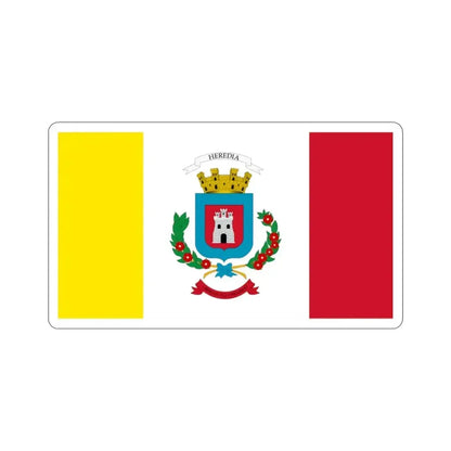 Flag of Heredia Province Costa Rica STICKER Vinyl Die-Cut Decal - The Sticker Space
