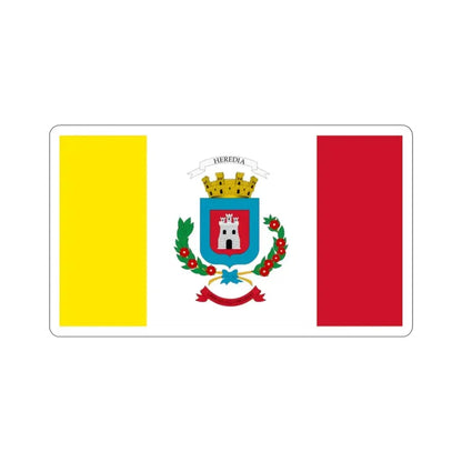 Flag of Heredia Province Costa Rica STICKER Vinyl Die-Cut Decal - The Sticker Space