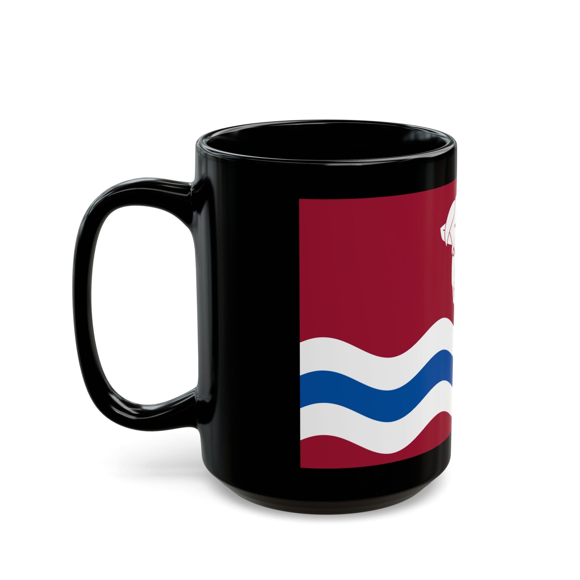 Flag of Herefordshire UK - Black Coffee Mug-The Sticker Space