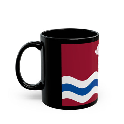 Flag of Herefordshire UK - Black Coffee Mug-The Sticker Space