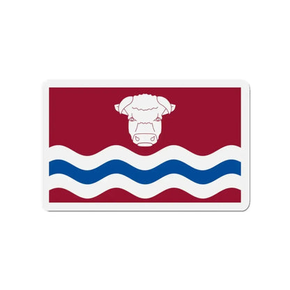 Flag of Herefordshire UK - Refrigerator Magnet 3 Inch - The Sticker Space