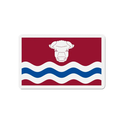 Flag of Herefordshire UK - Refrigerator Magnet 4 Inch - The Sticker Space