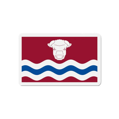 Flag of Herefordshire UK - Refrigerator Magnet 5 Inch - The Sticker Space