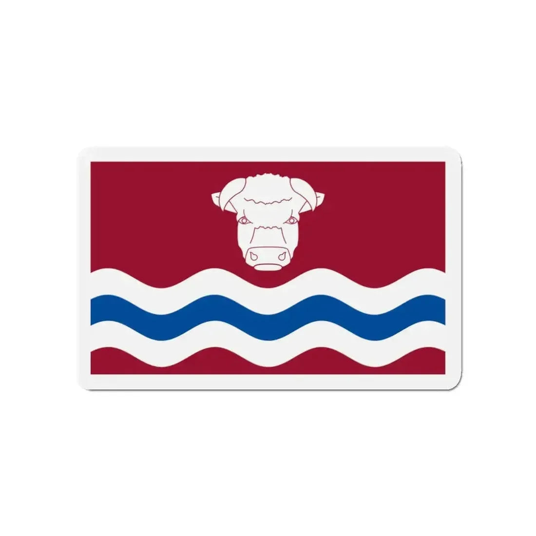 Flag of Herefordshire UK - Refrigerator Magnet - The Sticker Space