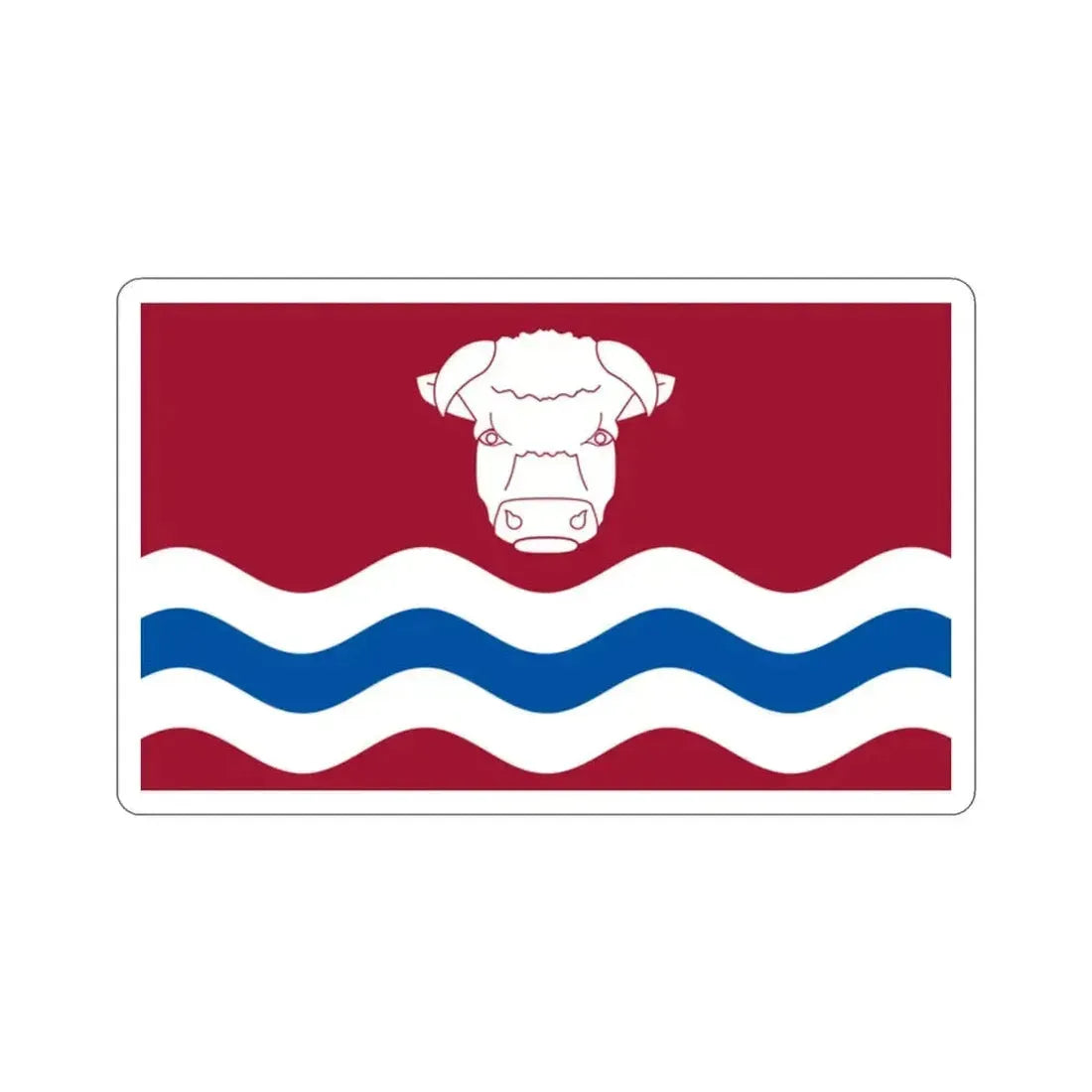 Flag of Herefordshire UK STICKER Vinyl Die-Cut Decal 2 Inch - The Sticker Space
