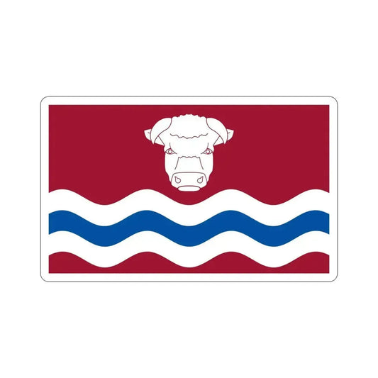 Flag of Herefordshire UK STICKER Vinyl Die-Cut Decal 6 Inch - The Sticker Space
