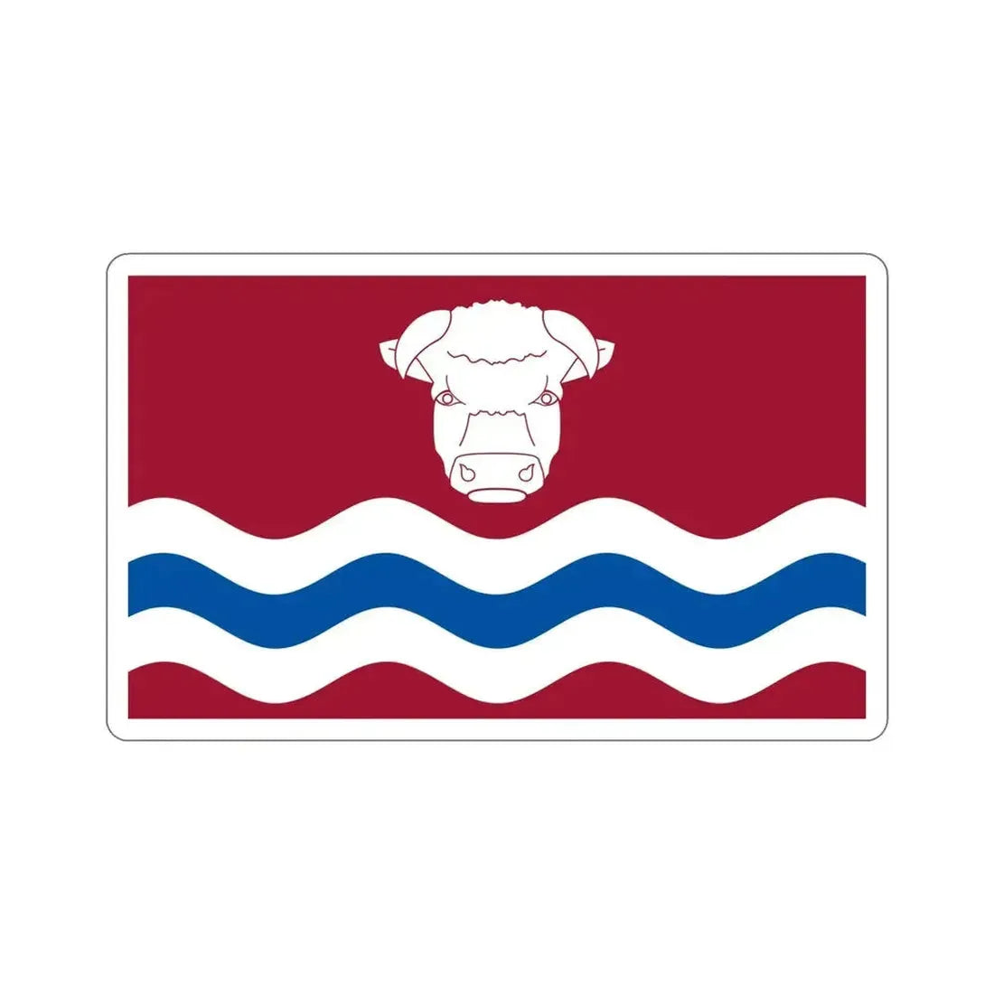 Flag of Herefordshire UK STICKER Vinyl Die-Cut Decal - The Sticker Space