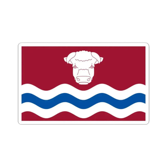 Flag of Herefordshire UK - STICKER Vinyl Kiss-Cut Decal 2 Inch White - The Sticker Space