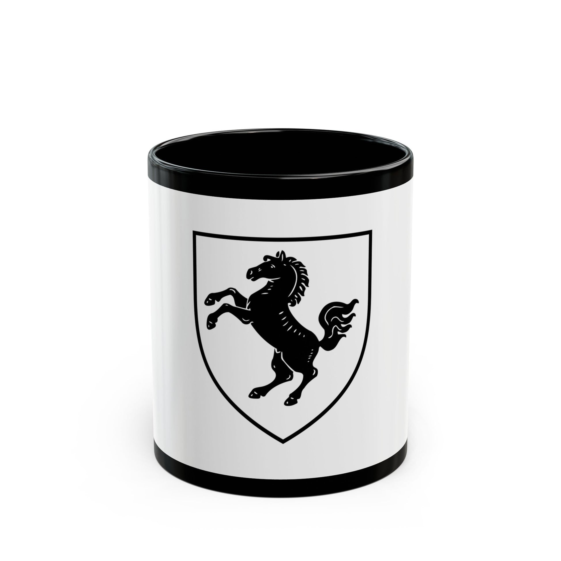 Flag of Herford Germany - Black Coffee Mug-11oz-The Sticker Space