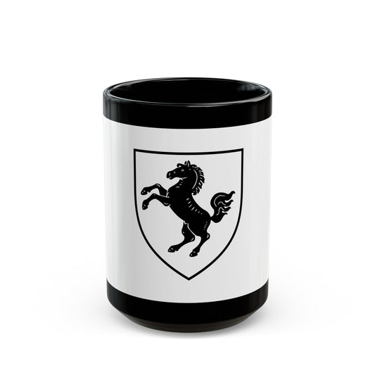 Flag of Herford Germany - Black Coffee Mug-15oz-The Sticker Space