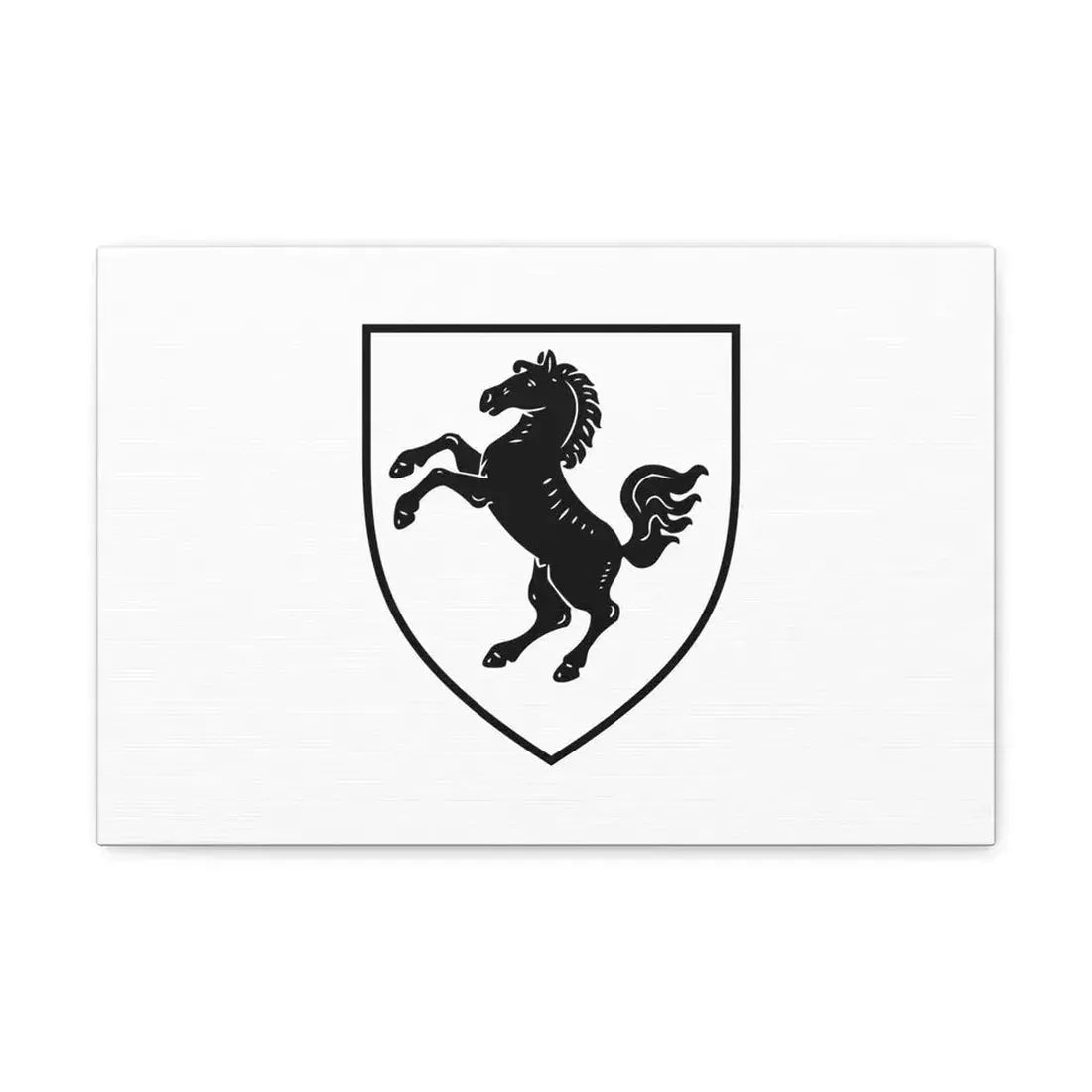 Flag of Herford Germany - Canvas Wall Art 18″ x 12″ 1.25" - The Sticker Space