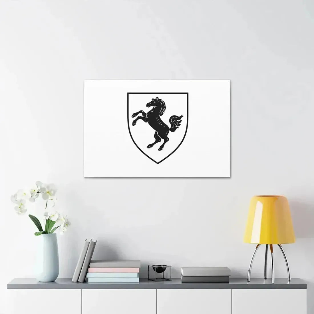Flag of Herford Germany - Canvas Wall Art - The Sticker Space