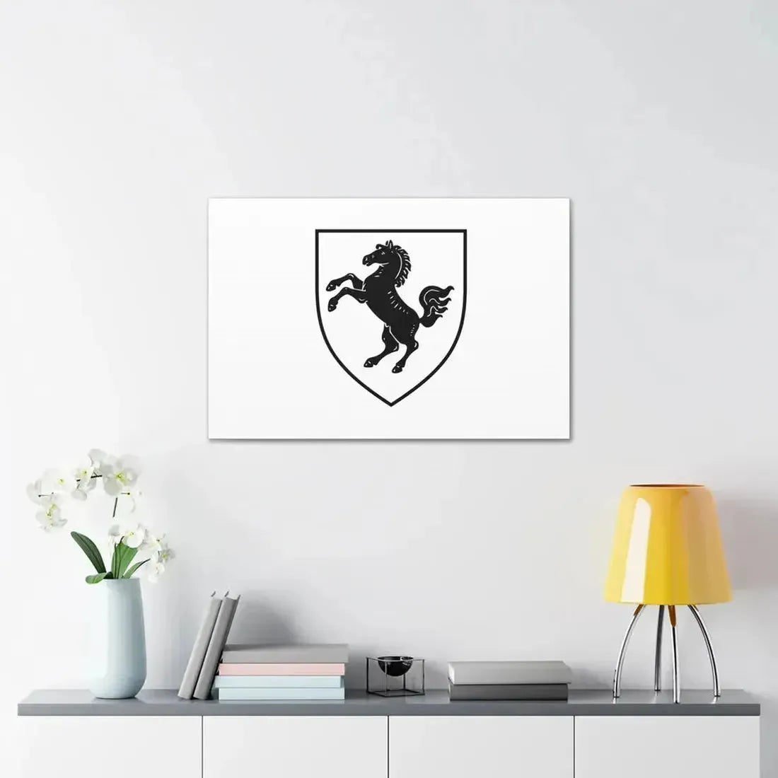 Flag of Herford Germany - Canvas Wall Art - The Sticker Space