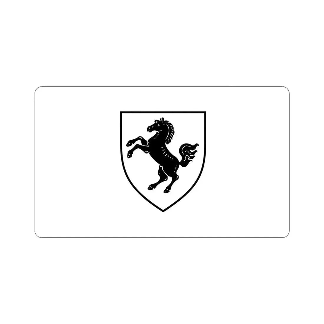 Flag of Herford Germany STICKER Vinyl Die-Cut Decal 4 Inch - The Sticker Space