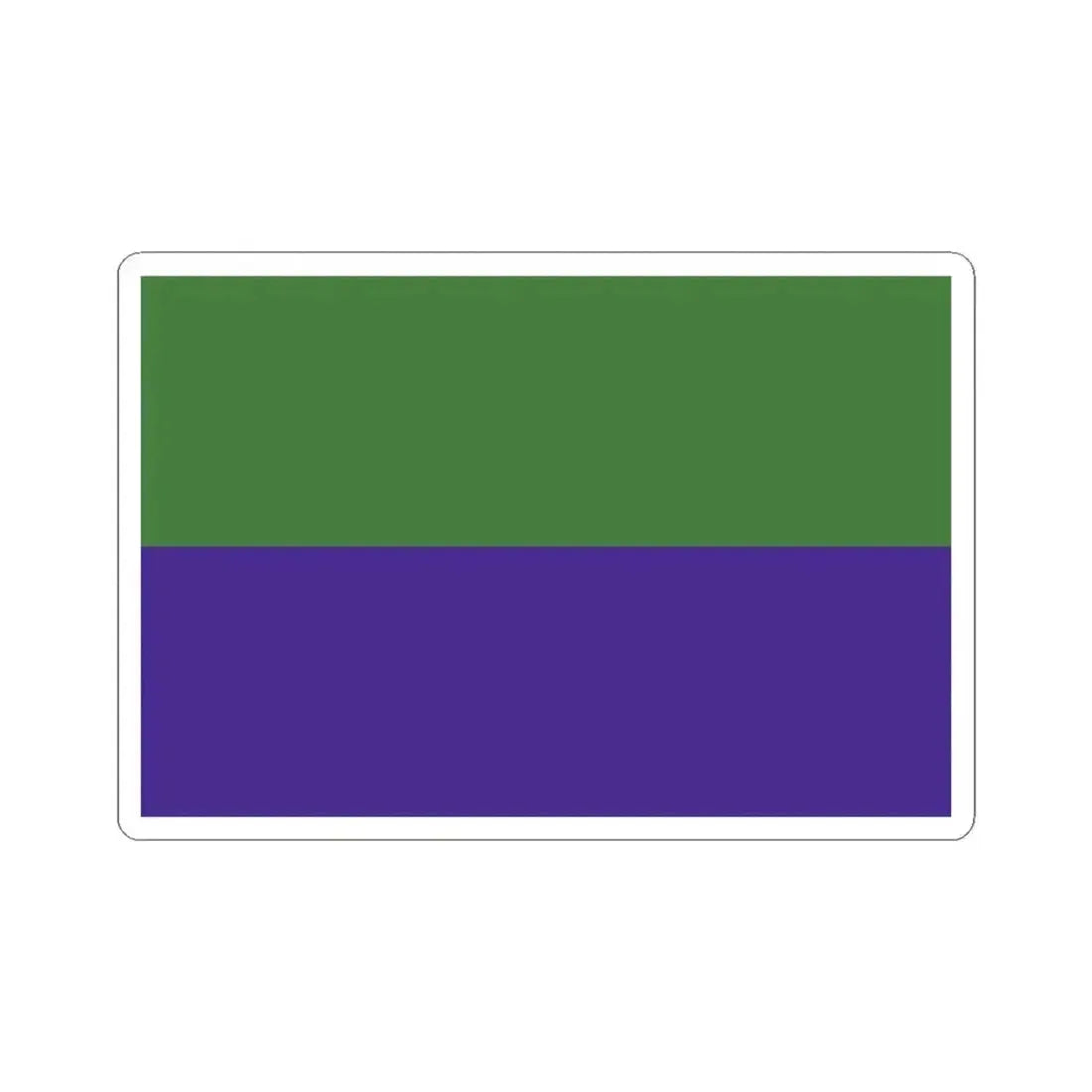 Flag of Hermann Missouri (United States) STICKER Vinyl Kiss-Cut Decal 3 Inch White - The Sticker Space