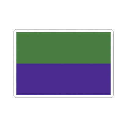 Flag of Hermann Missouri (United States) STICKER Vinyl Kiss-Cut Decal 3 Inch White - The Sticker Space