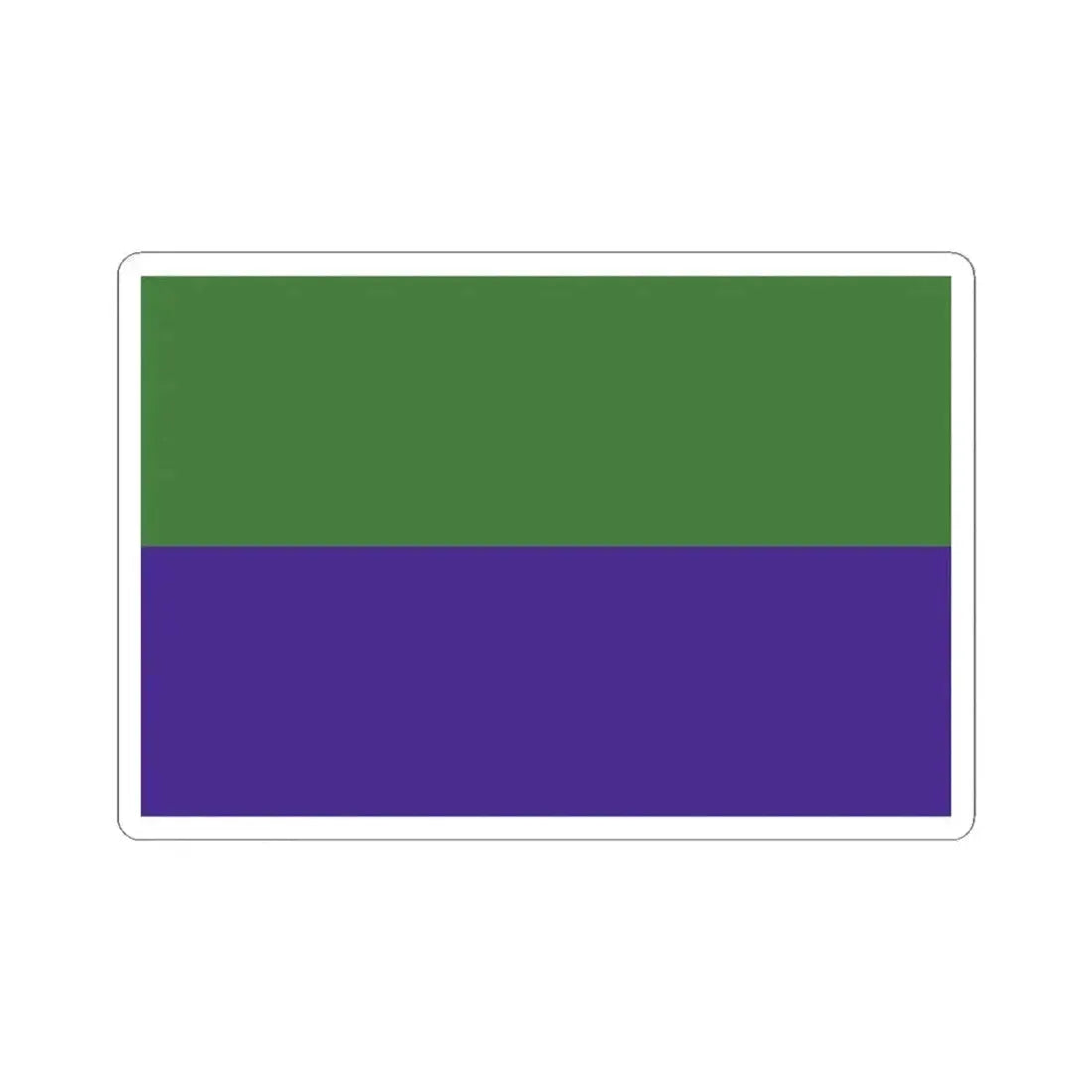 Flag of Hermann Missouri (United States) STICKER Vinyl Kiss-Cut Decal 4 Inch White - The Sticker Space