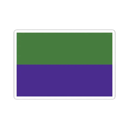 Flag of Hermann Missouri (United States) STICKER Vinyl Kiss-Cut Decal 4 Inch White - The Sticker Space