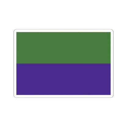 Flag of Hermann Missouri (United States) STICKER Vinyl Kiss-Cut Decal 6 Inch White - The Sticker Space