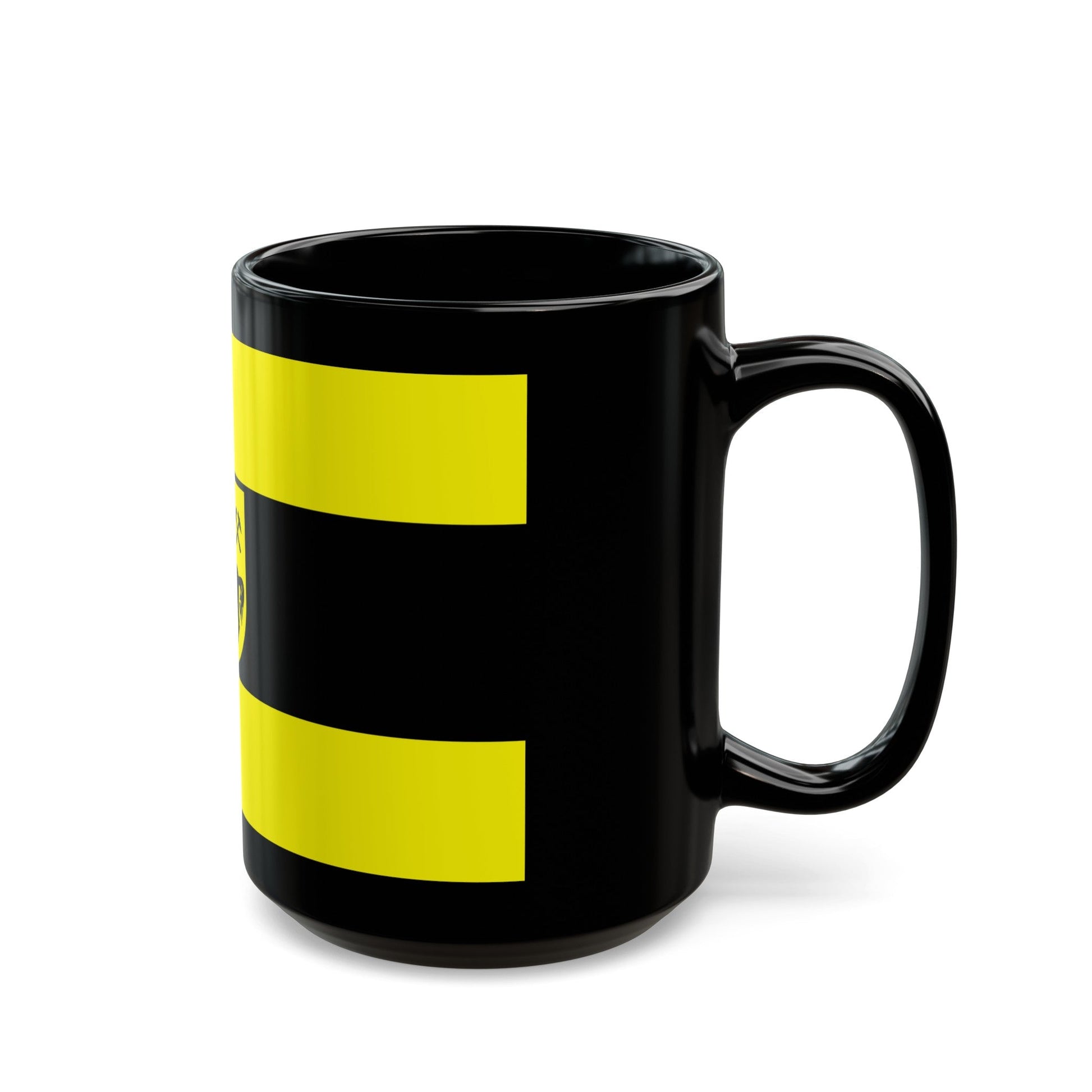 Flag of Herne Germany - Black Coffee Mug-The Sticker Space