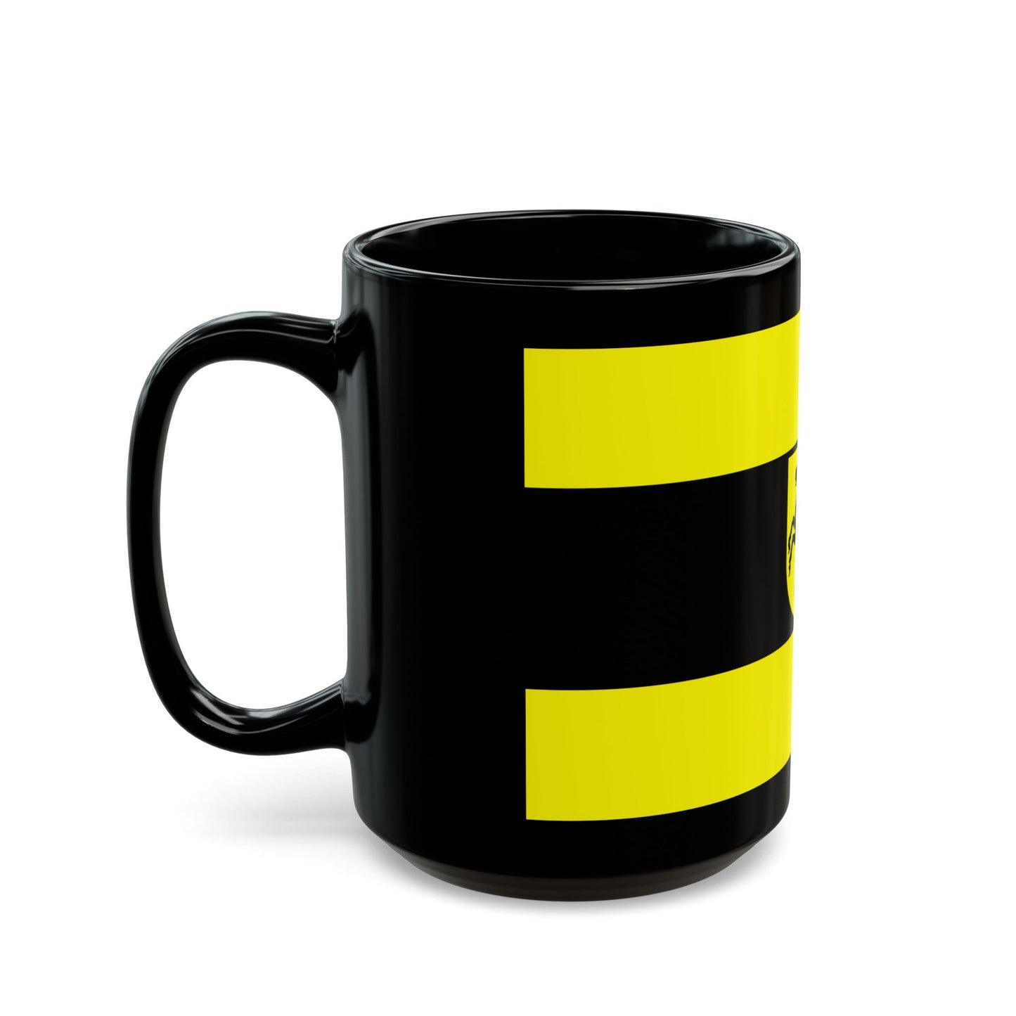 Flag of Herne Germany - Black Coffee Mug-The Sticker Space