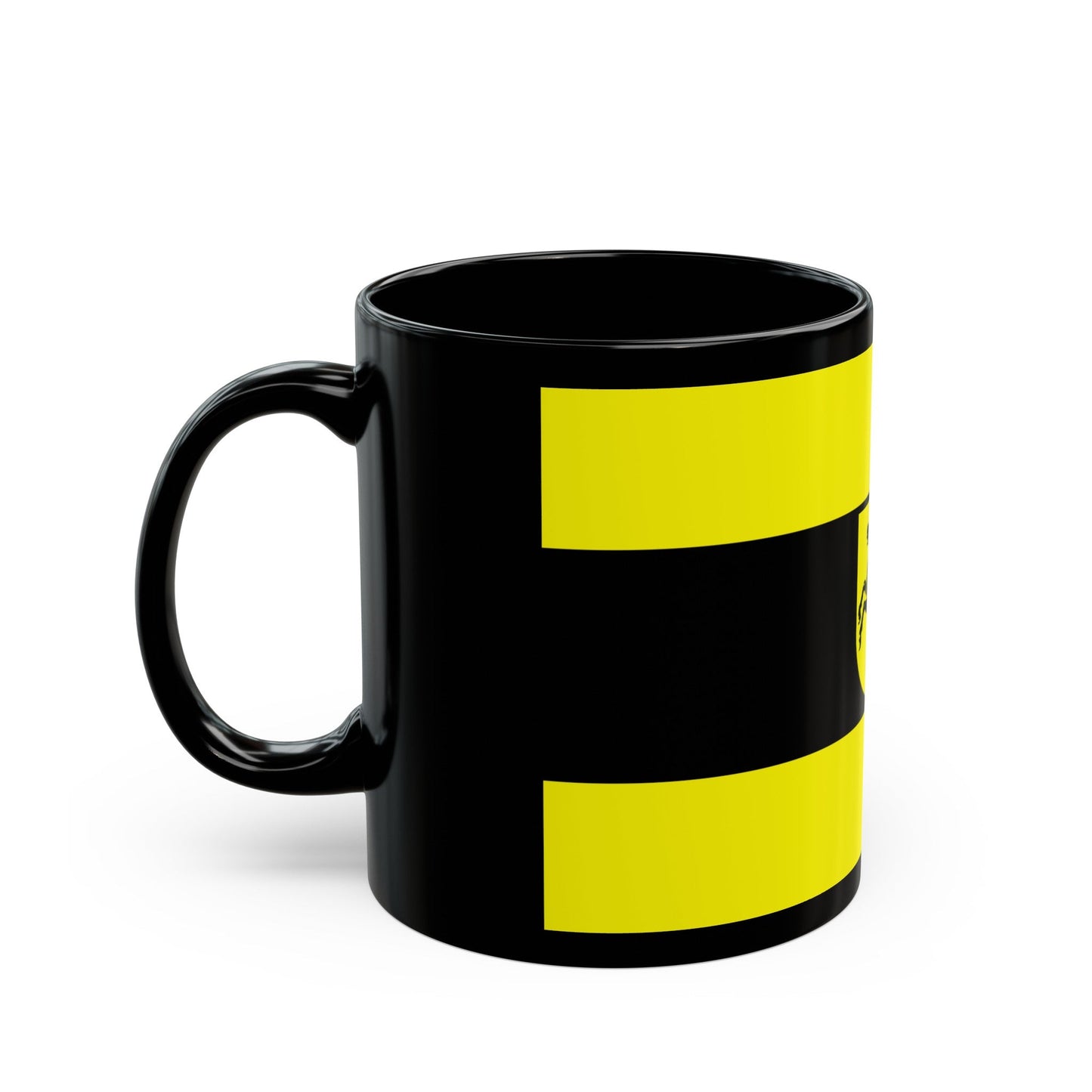 Flag of Herne Germany - Black Coffee Mug-The Sticker Space