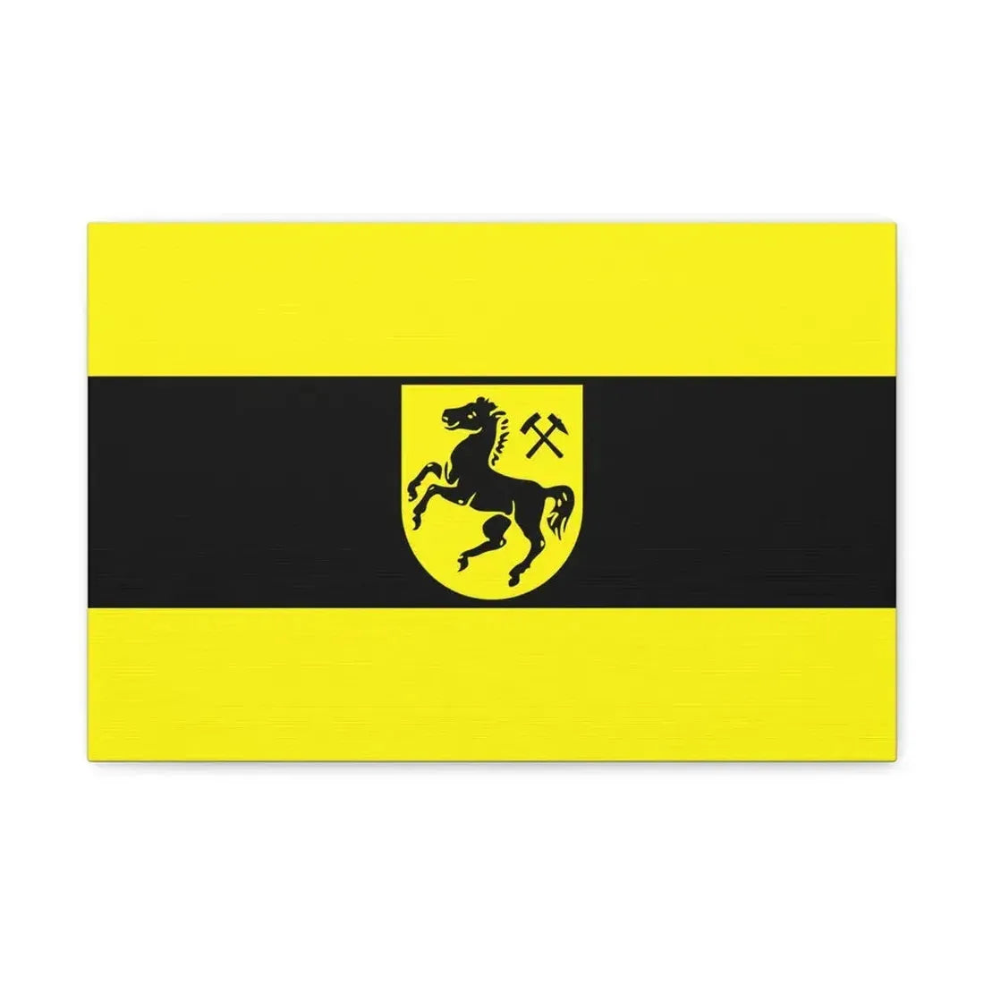 Flag of Herne Germany - Canvas Wall Art 18″ x 12″ 1.25" - The Sticker Space