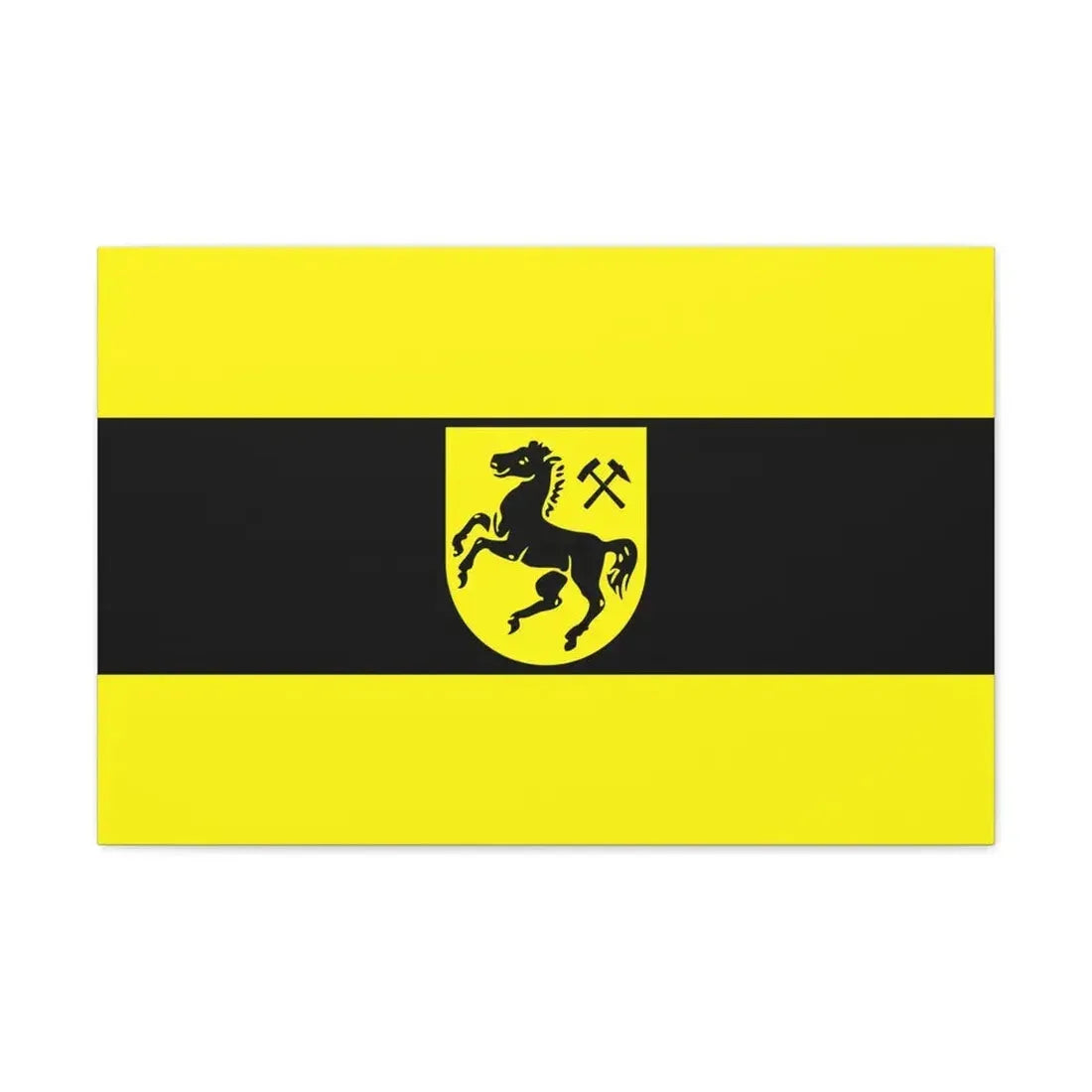 Flag of Herne Germany - Canvas Wall Art 30" x 20" 1.25" - The Sticker Space