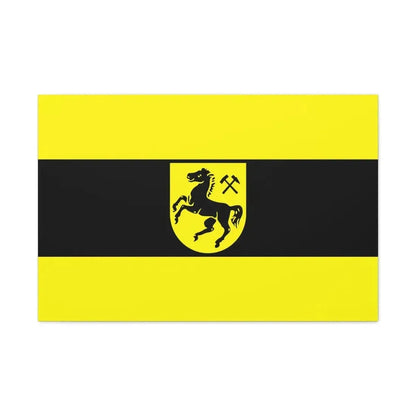 Flag of Herne Germany - Canvas Wall Art 36" x 24" 1.25" - The Sticker Space