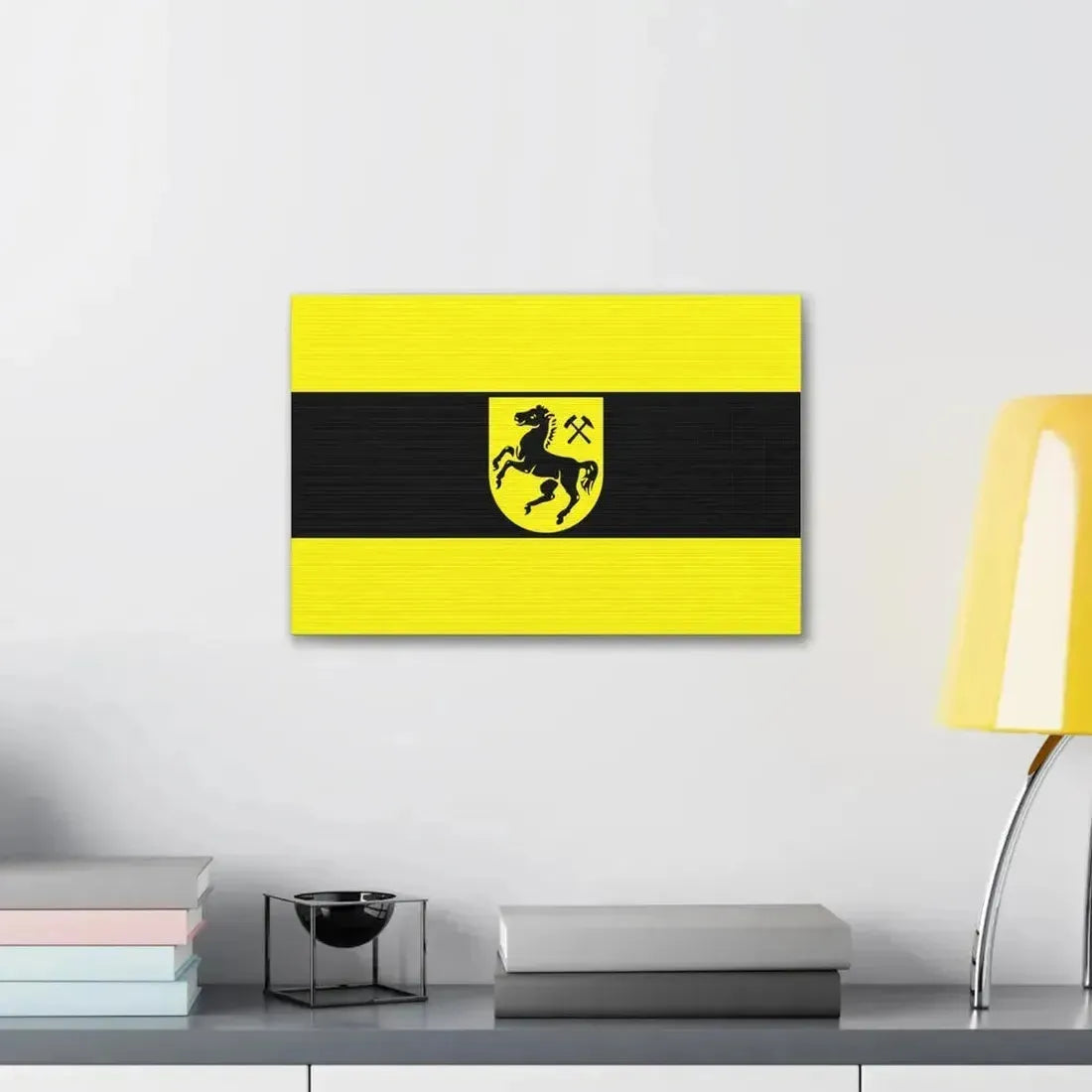 Flag of Herne Germany - Canvas Wall Art - The Sticker Space