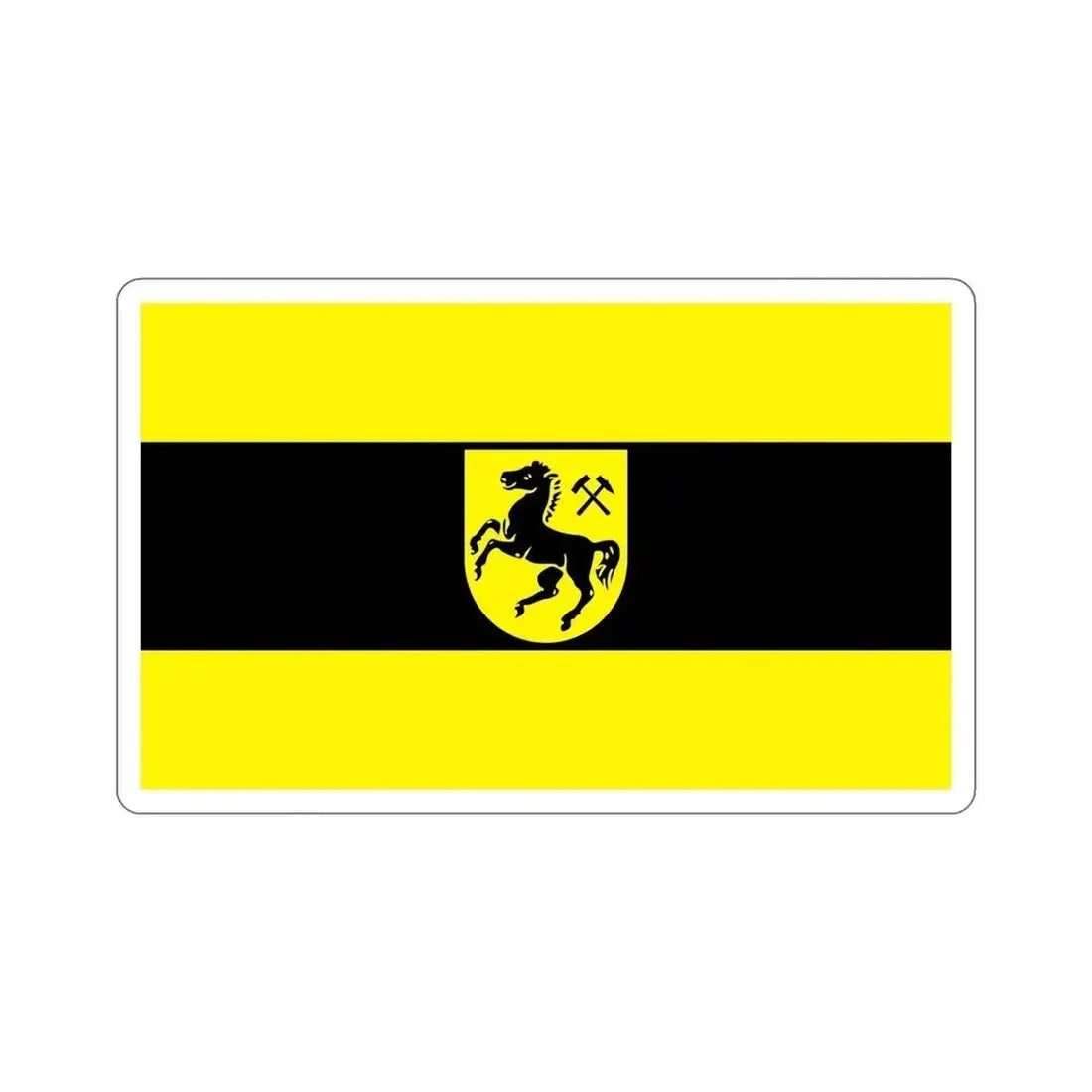 Flag of Herne Germany STICKER Vinyl Die-Cut Decal - The Sticker Space