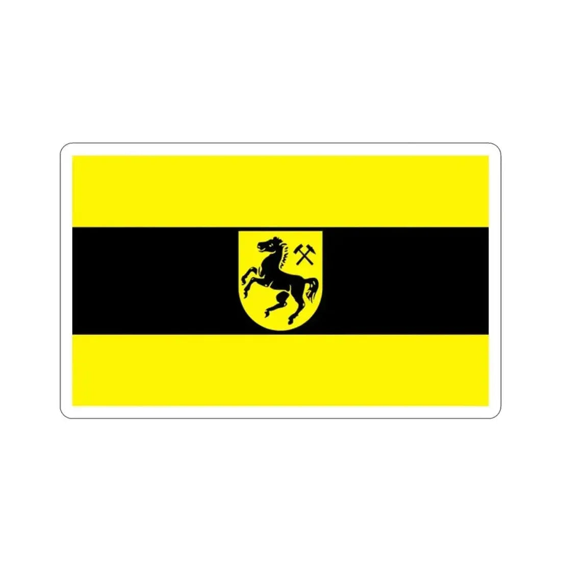 Flag of Herne Germany STICKER Vinyl Die-Cut Decal - The Sticker Space