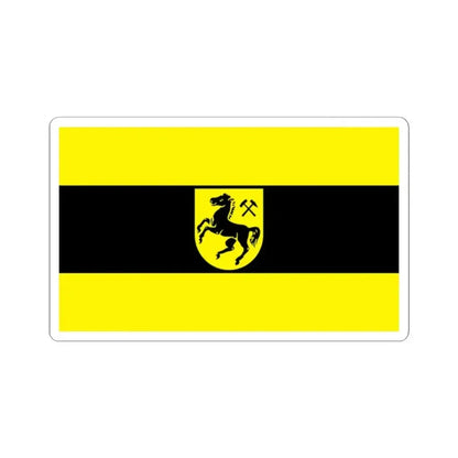 Flag of Herne Germany - STICKER Vinyl Kiss-Cut Decal 2 Inch White - The Sticker Space
