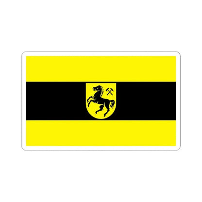 Flag of Herne Germany - STICKER Vinyl Kiss-Cut Decal 6 Inch White - The Sticker Space