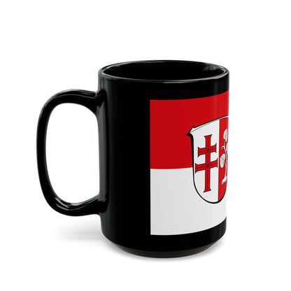 Flag of Hersfeld Rotenburg Germany - Black Coffee Mug-The Sticker Space