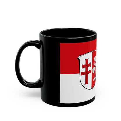 Flag of Hersfeld Rotenburg Germany - Black Coffee Mug-The Sticker Space