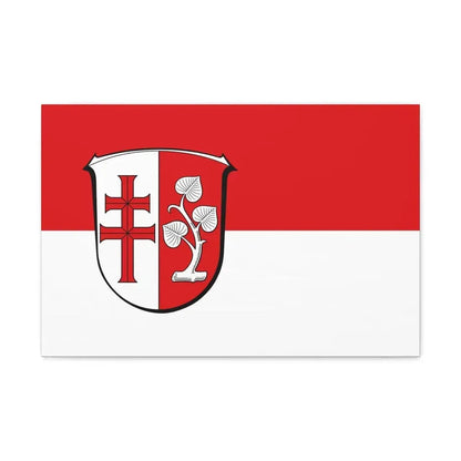 Flag of Hersfeld Rotenburg Germany - Canvas Wall Art 24″ x 16″ 1.25" - The Sticker Space