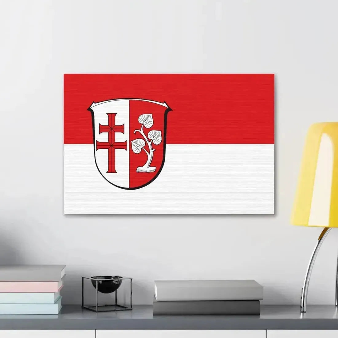 Flag of Hersfeld Rotenburg Germany - Canvas Wall Art - The Sticker Space