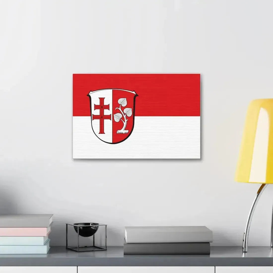 Flag of Hersfeld Rotenburg Germany - Canvas Wall Art - The Sticker Space