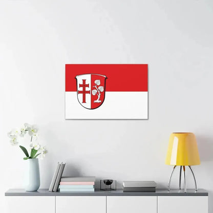 Flag of Hersfeld Rotenburg Germany - Canvas Wall Art - The Sticker Space