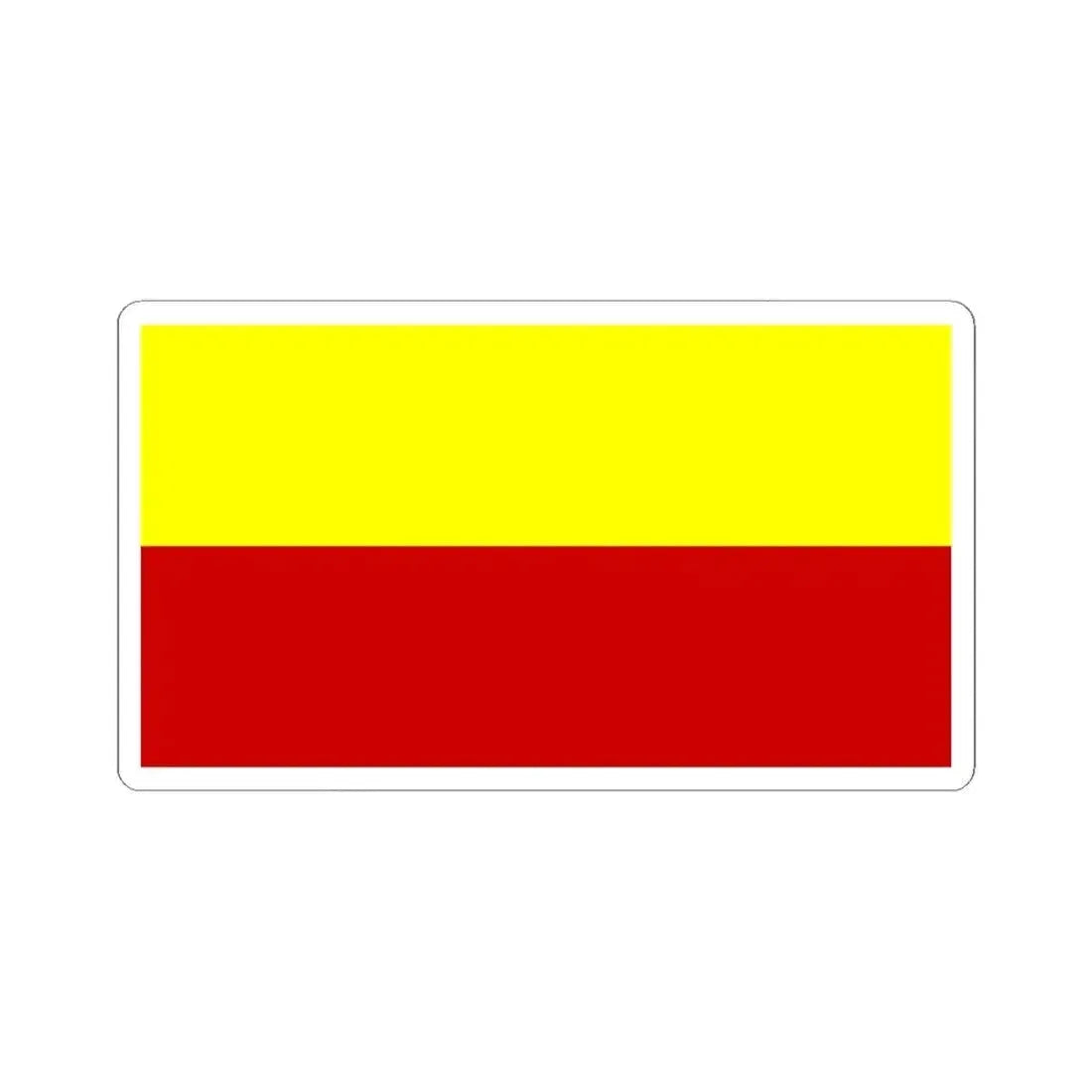 Flag of Herzegovina 1878-1918 (Bosnia and Herzegovina) STICKER Vinyl Kiss-Cut Decal 3 Inch White - The Sticker Space