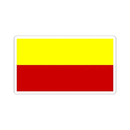 Flag of Herzegovina 1878-1918 (Bosnia and Herzegovina) STICKER Vinyl Kiss-Cut Decal 3 Inch White - The Sticker Space