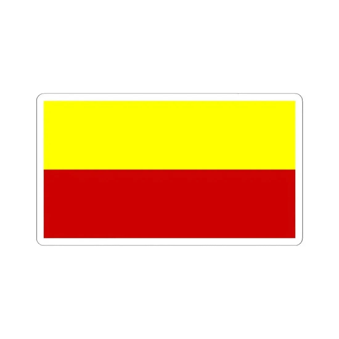 Flag of Herzegovina 1878-1918 (Bosnia and Herzegovina) STICKER Vinyl Kiss-Cut Decal 4 Inch White - The Sticker Space