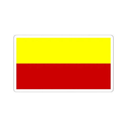 Flag of Herzegovina 1878-1918 (Bosnia and Herzegovina) STICKER Vinyl Kiss-Cut Decal 4 Inch White - The Sticker Space