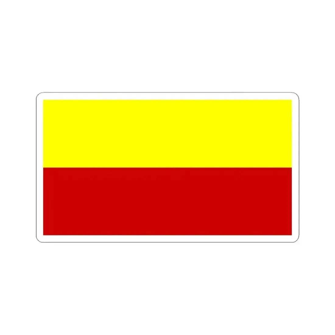 Flag of Herzegovina 1878-1918 (Bosnia and Herzegovina) STICKER Vinyl Kiss-Cut Decal 6 Inch White - The Sticker Space