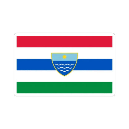 Flag of Herzegovina-Neretva (Bosnia and Herzegovina) STICKER Vinyl Kiss-Cut Decal 2 Inch White - The Sticker Space