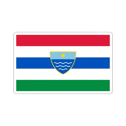 Flag of Herzegovina-Neretva (Bosnia and Herzegovina) STICKER Vinyl Kiss-Cut Decal 3 Inch White - The Sticker Space